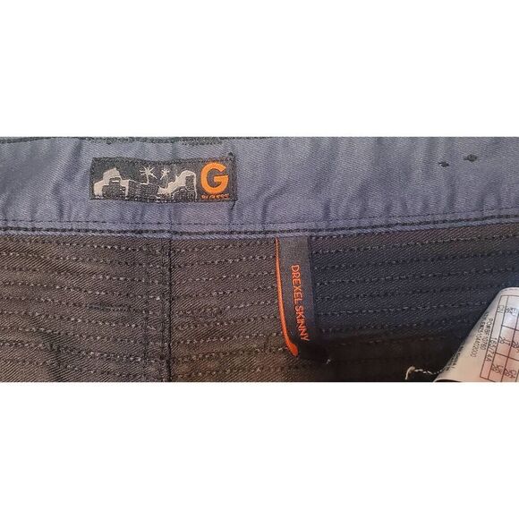 G by Guess Jeans Drexel Skinny Fit Size 29 Dark Blue Wash with black accent Stre - Picture 5 of 6